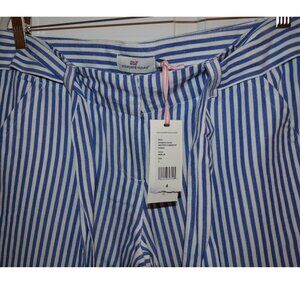 NWT! Vineyard Vines Linen Stripe Catamaran Pants. Size 4